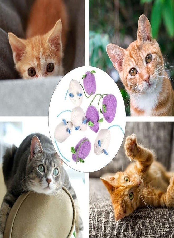 KittuPet لعبة فأر محاكاة من قطعتين من KittuPet، لعبة فأر واقعية، لعبة قطة صغيرة (قد يختلف اللون) - Image 4